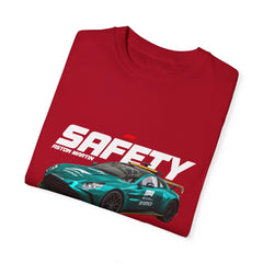Unisex Garment-Dyed T-shirt - Formula 1 Safety Car Graphic Tee