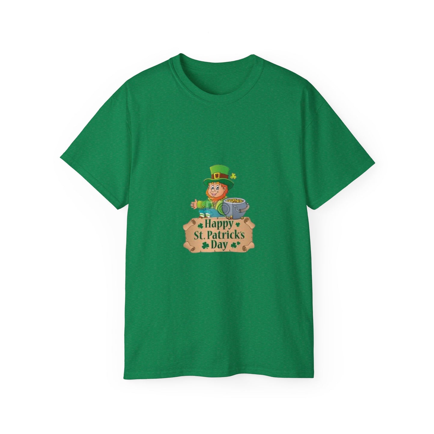 St. Patrick's Day Unisex Ultra Cotton Tee - Happy St. Patrick's Day Design