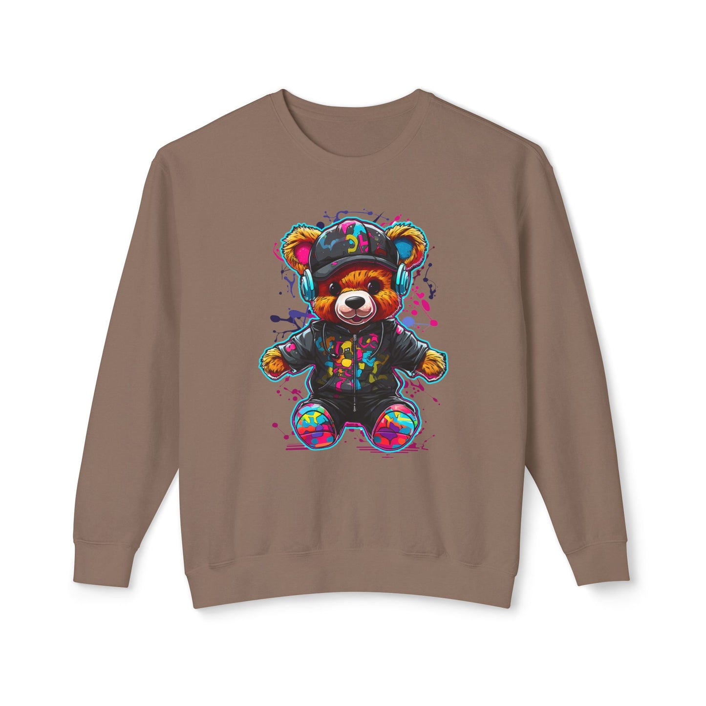 Colorful Bear Graphic Unisex Sweatshirt - Perfect for Casual Comfort