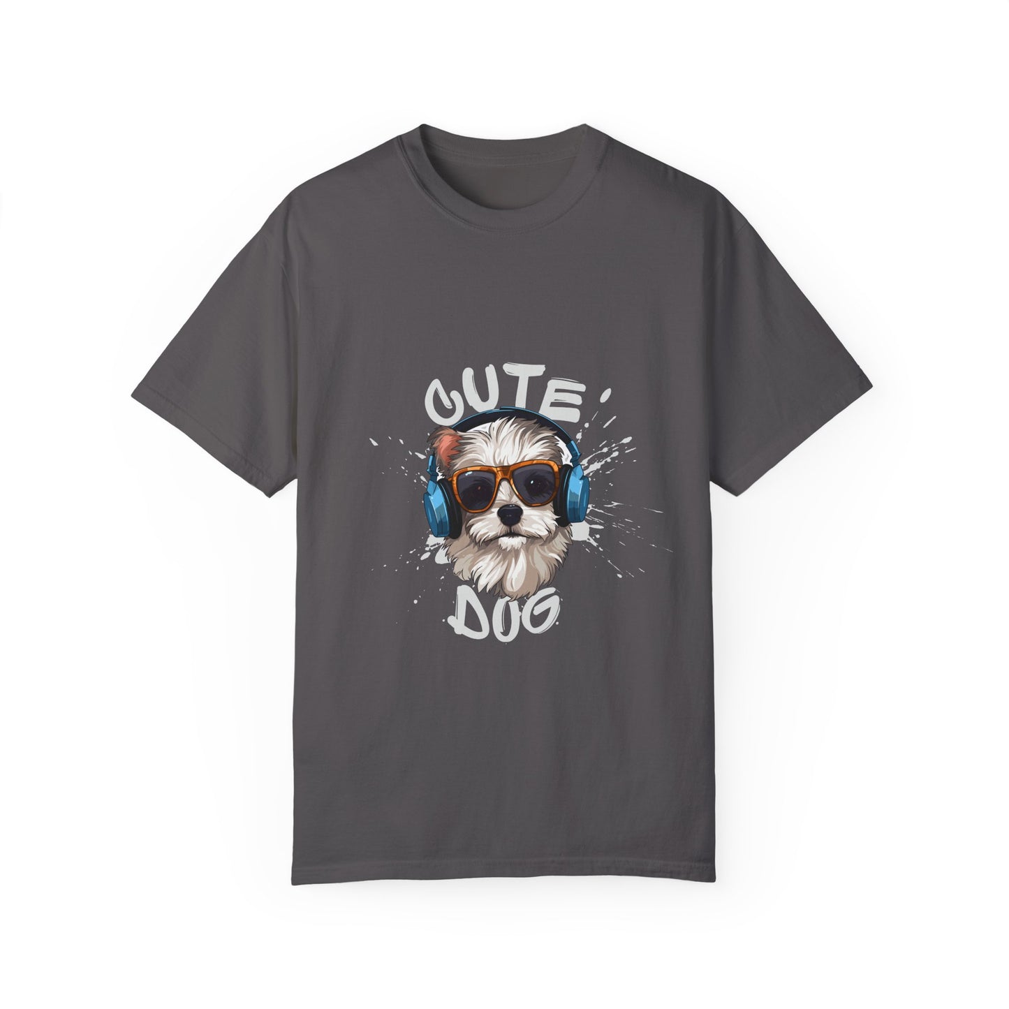 Cute Dog Unisex Garment-Dyed T-Shirt - Perfect for Pet Lovers