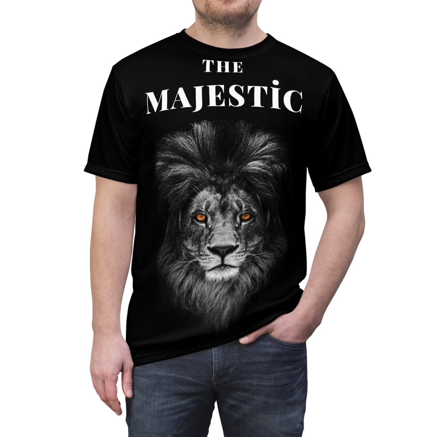 The Majestic Lion Unisex Tee - Bold Graphic T-Shirt for Animal Lovers