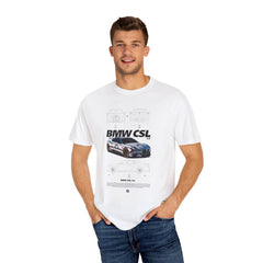 BMW CSL Unisex Garment-Dyed T-Shirt | Car Enthusiast Apparel