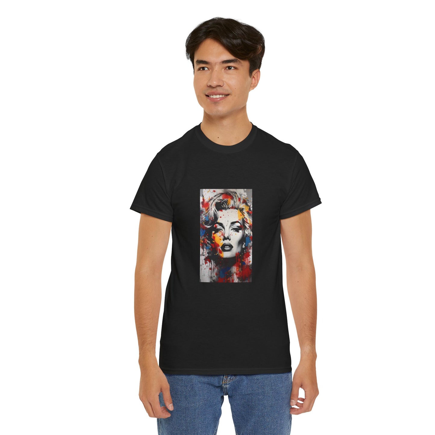 Artistic Marilyn Monroe Unisex Heavy Cotton Tee