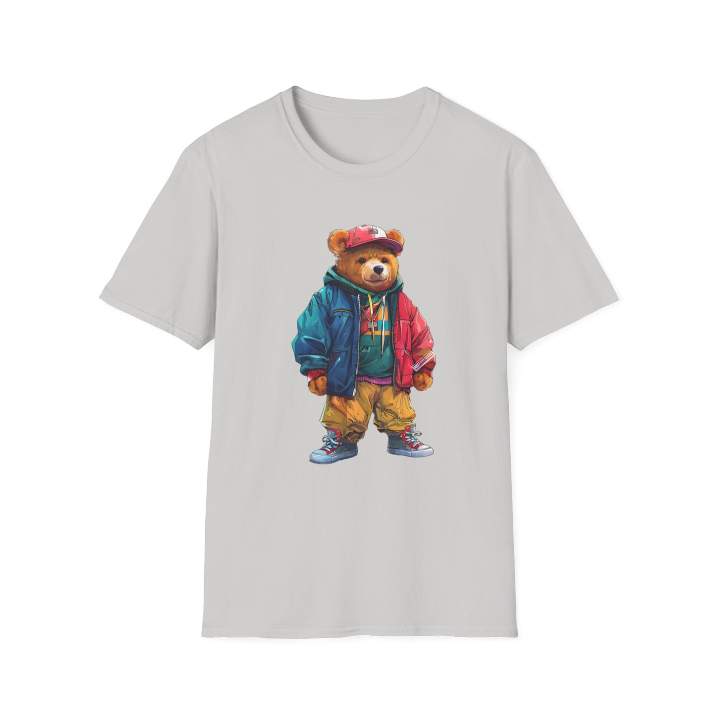 Vintage Vibe Bear Graphic Unisex Softstyle T-Shirt