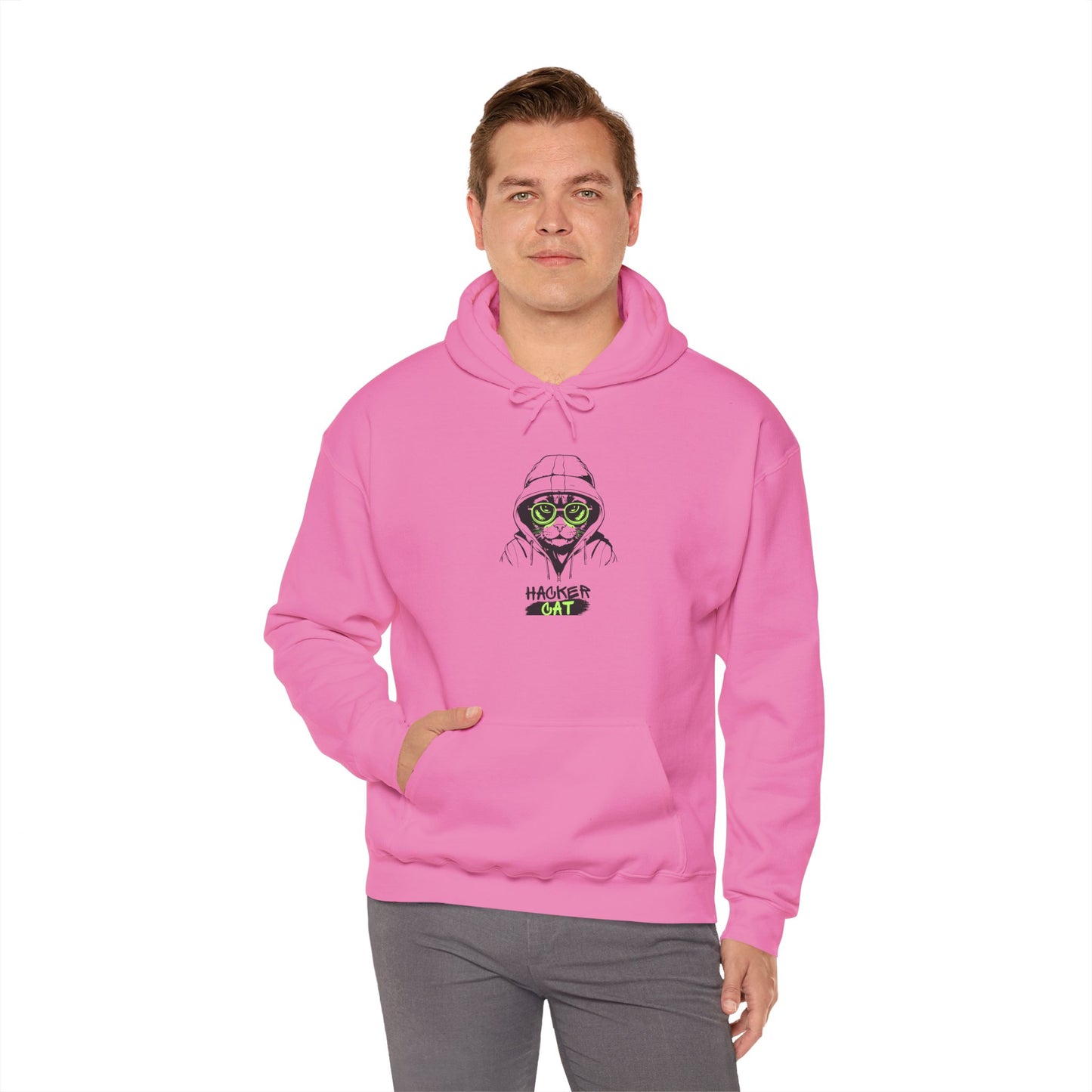 Hacker Culture Unisex Heavy Blend Hooded Sweatshirt - Trendy Graphic Apparel for Tech Enthusiasts