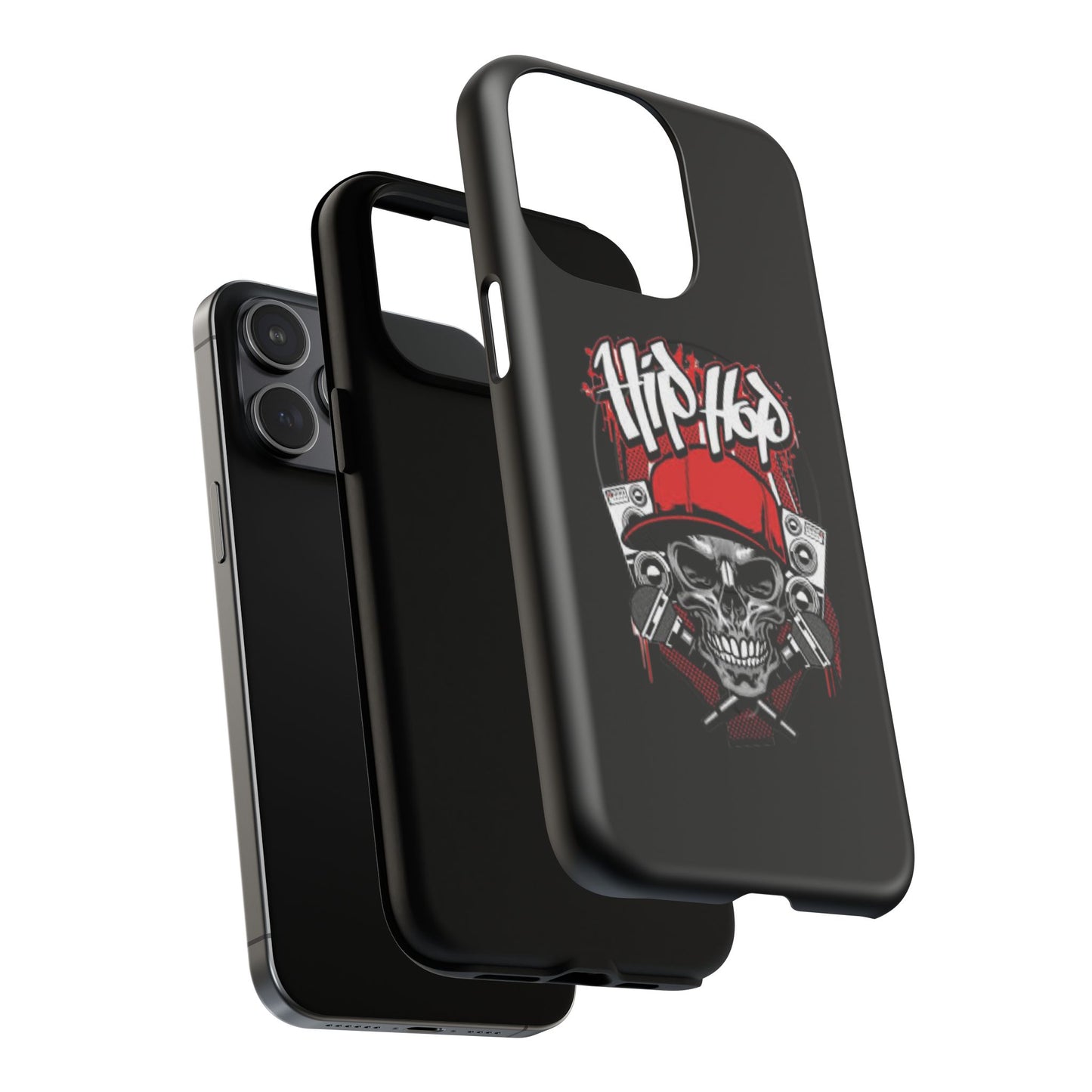 Hip Hop Skull Tough Magnetic Phone Case - Durable Protection with Stylish Design