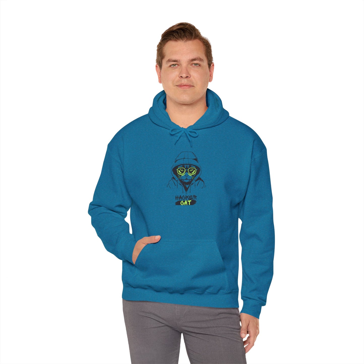 Hacker Culture Unisex Heavy Blend Hooded Sweatshirt - Trendy Graphic Apparel for Tech Enthusiasts