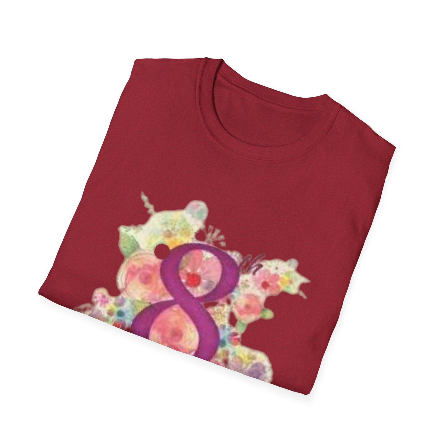 Women’s Day Floral T-Shirt - Celebrate 8th March with Style