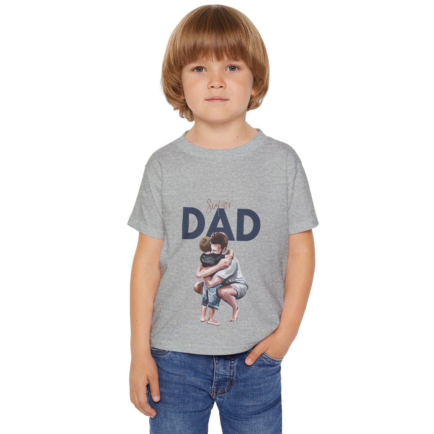 Super Dad Toddler T-Shirt - Adorable Gift for Father's Day & Everyday Love