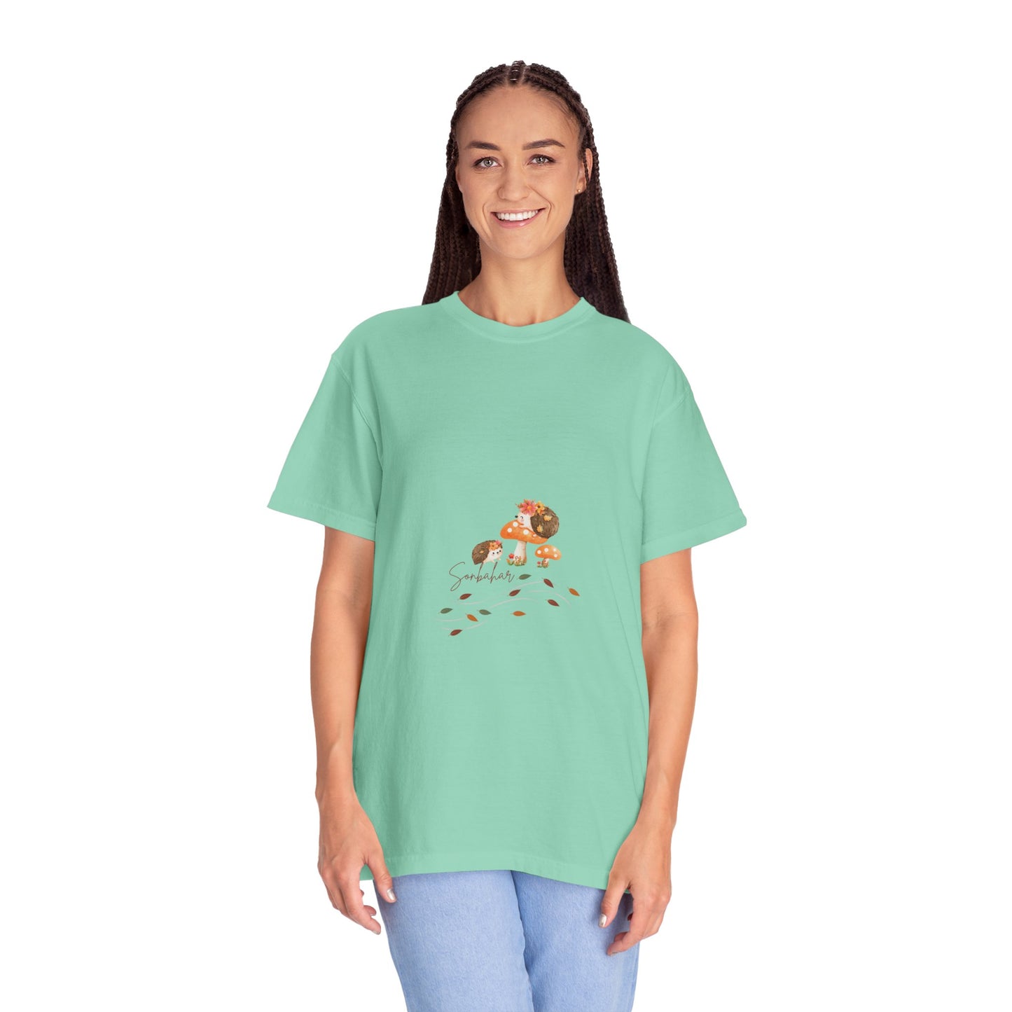 Autumn Mushroom Unisex T-Shirt - Cute Fall Graphic Tee