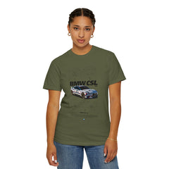 BMW CSL Unisex Garment-Dyed T-Shirt | Car Enthusiast Apparel