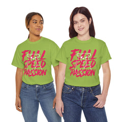 Full Speed Passion Unisex Heavy Cotton Tee - Motivational Graphic Tee for Enthusiasts