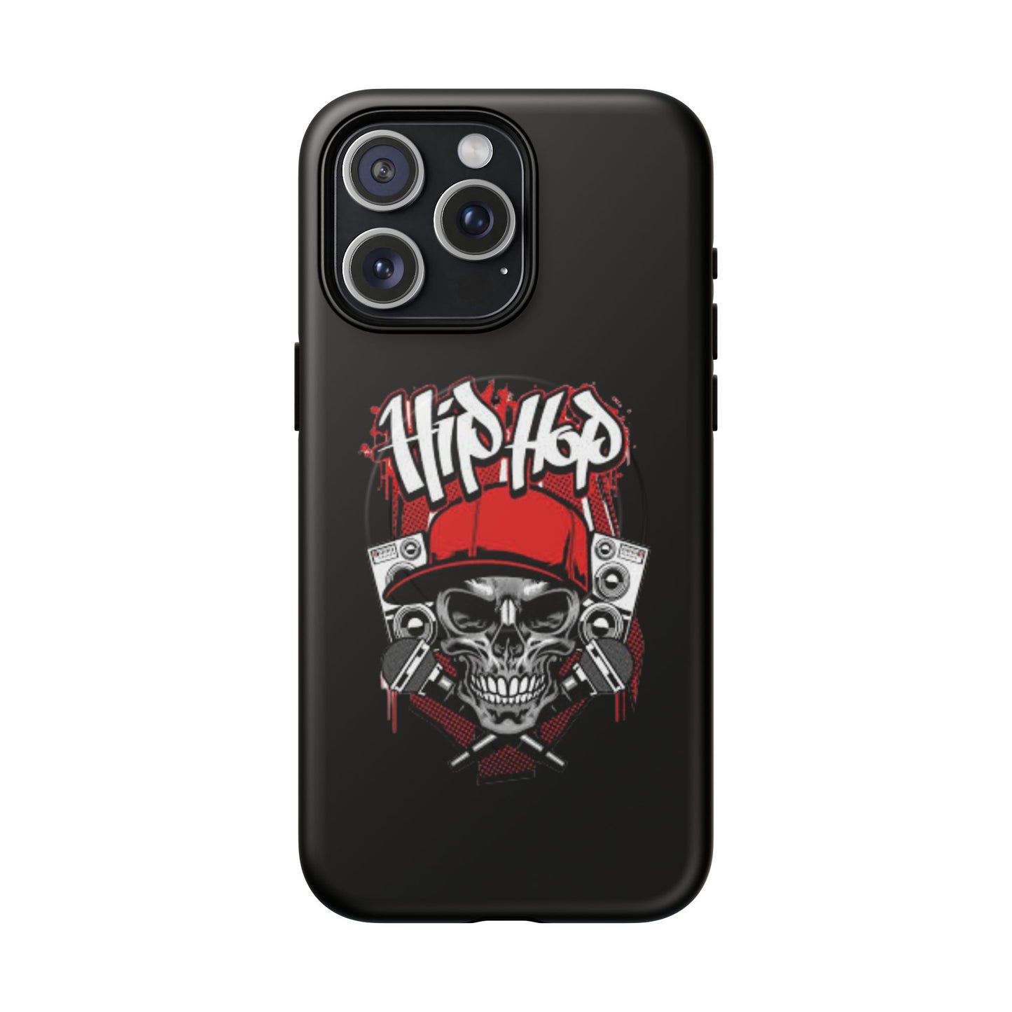 Hip Hop Skull Tough Magnetic Phone Case - Durable Protection with Stylish Design