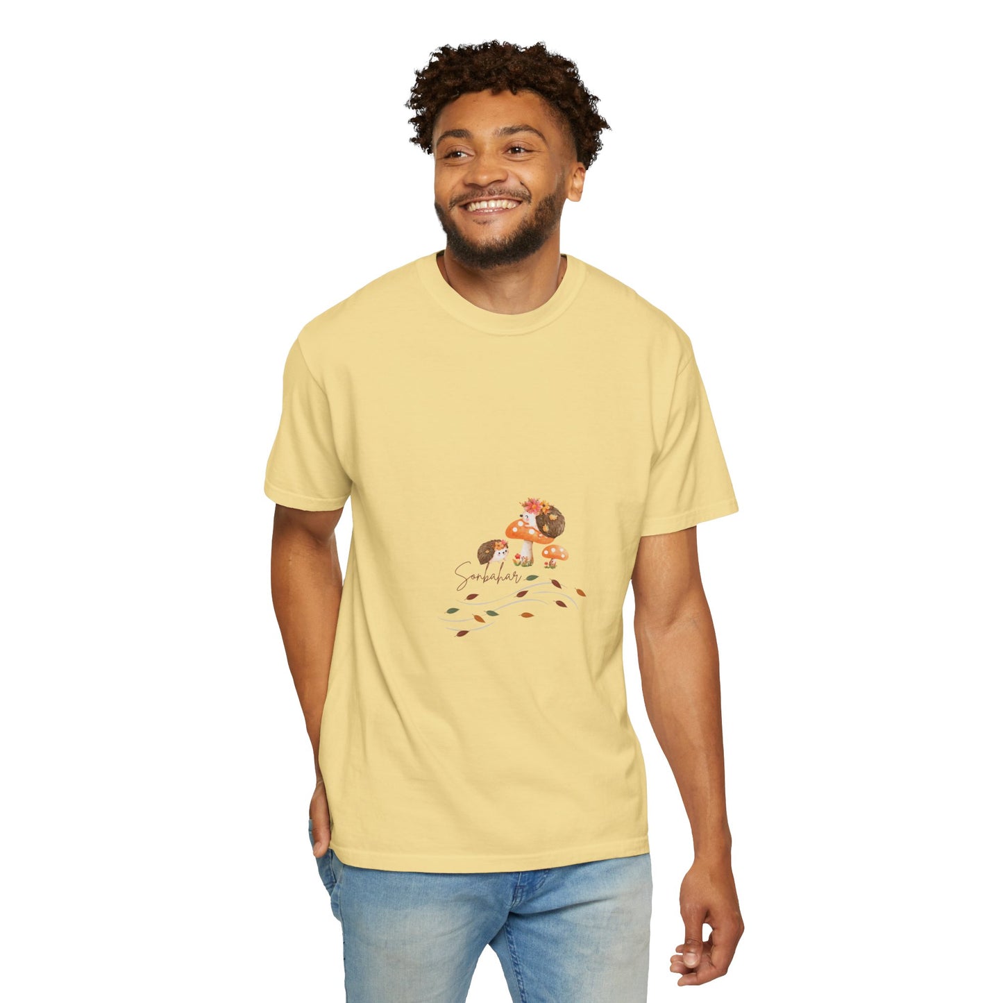 Autumn Mushroom Unisex T-Shirt - Cute Fall Graphic Tee