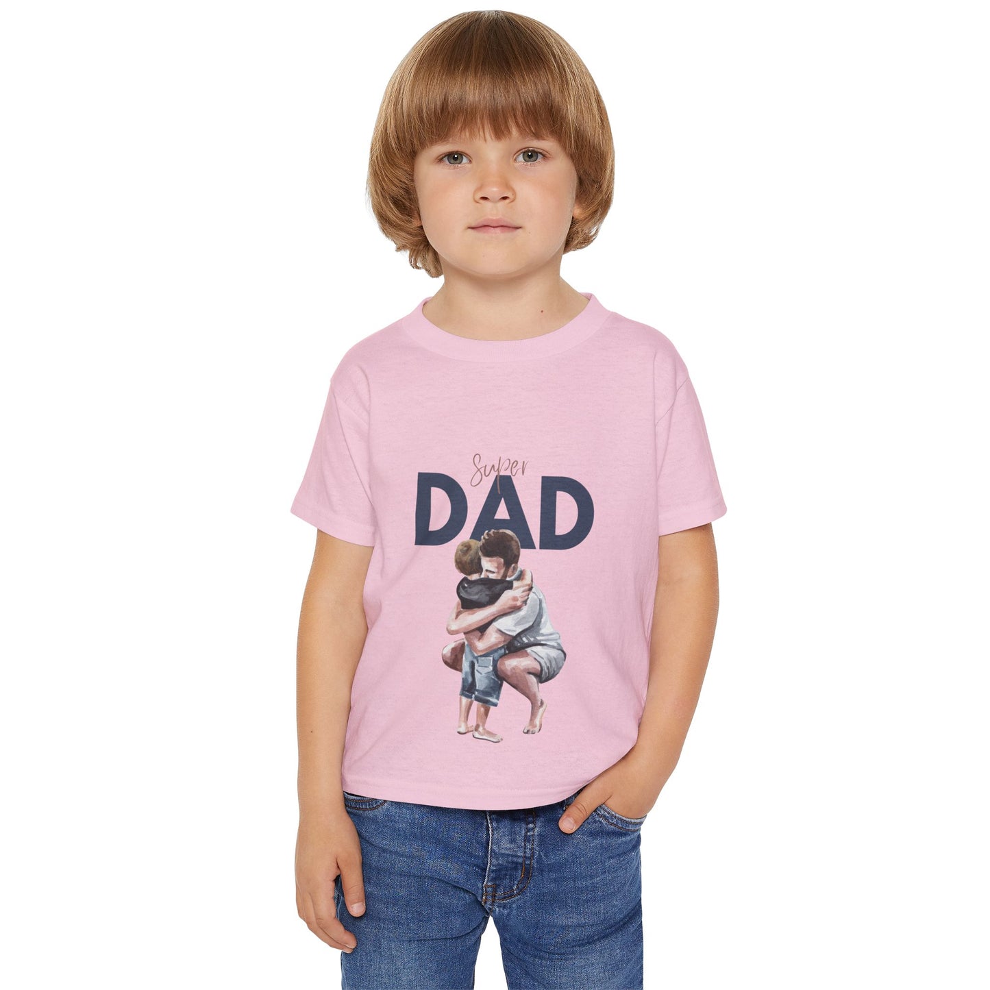 Super Dad Toddler T-Shirt - Adorable Gift for Father's Day & Everyday Love