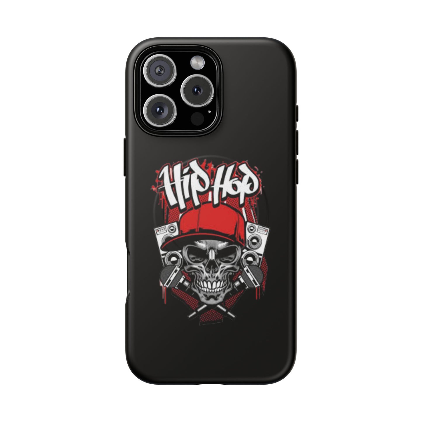 Hip Hop Skull Tough Magnetic Phone Case - Durable Protection with Stylish Design