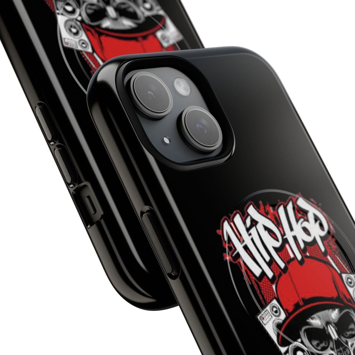 Hip Hop Skull Tough Magnetic Phone Case - Durable Protection with Stylish Design