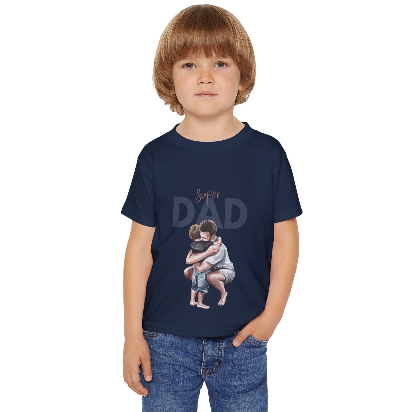 Super Dad Toddler T-Shirt - Adorable Gift for Father's Day & Everyday Love