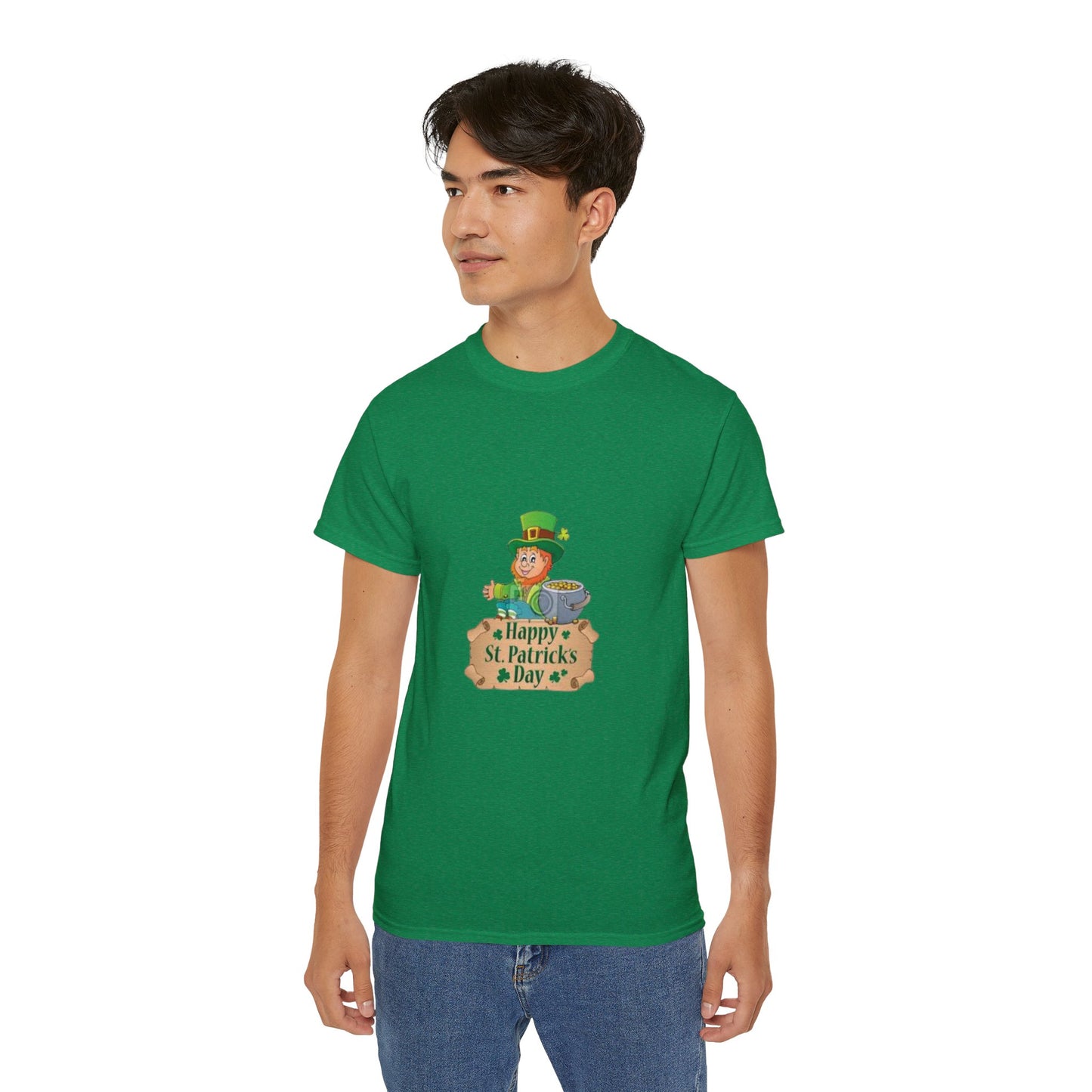 St. Patrick's Day Unisex Ultra Cotton Tee - Happy St. Patrick's Day Design