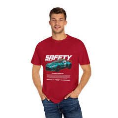 Unisex Garment-Dyed T-shirt - Formula 1 Safety Car Graphic Tee