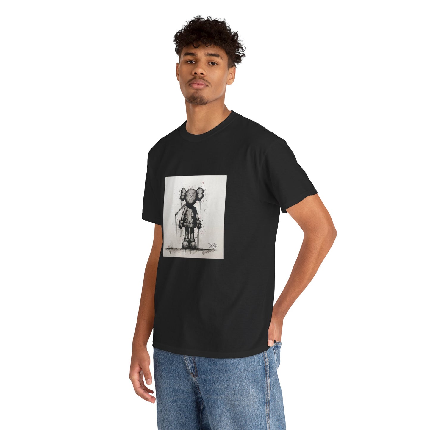 Artistic Unisex Heavy Cotton Tee | Unique Design for Creative Souls