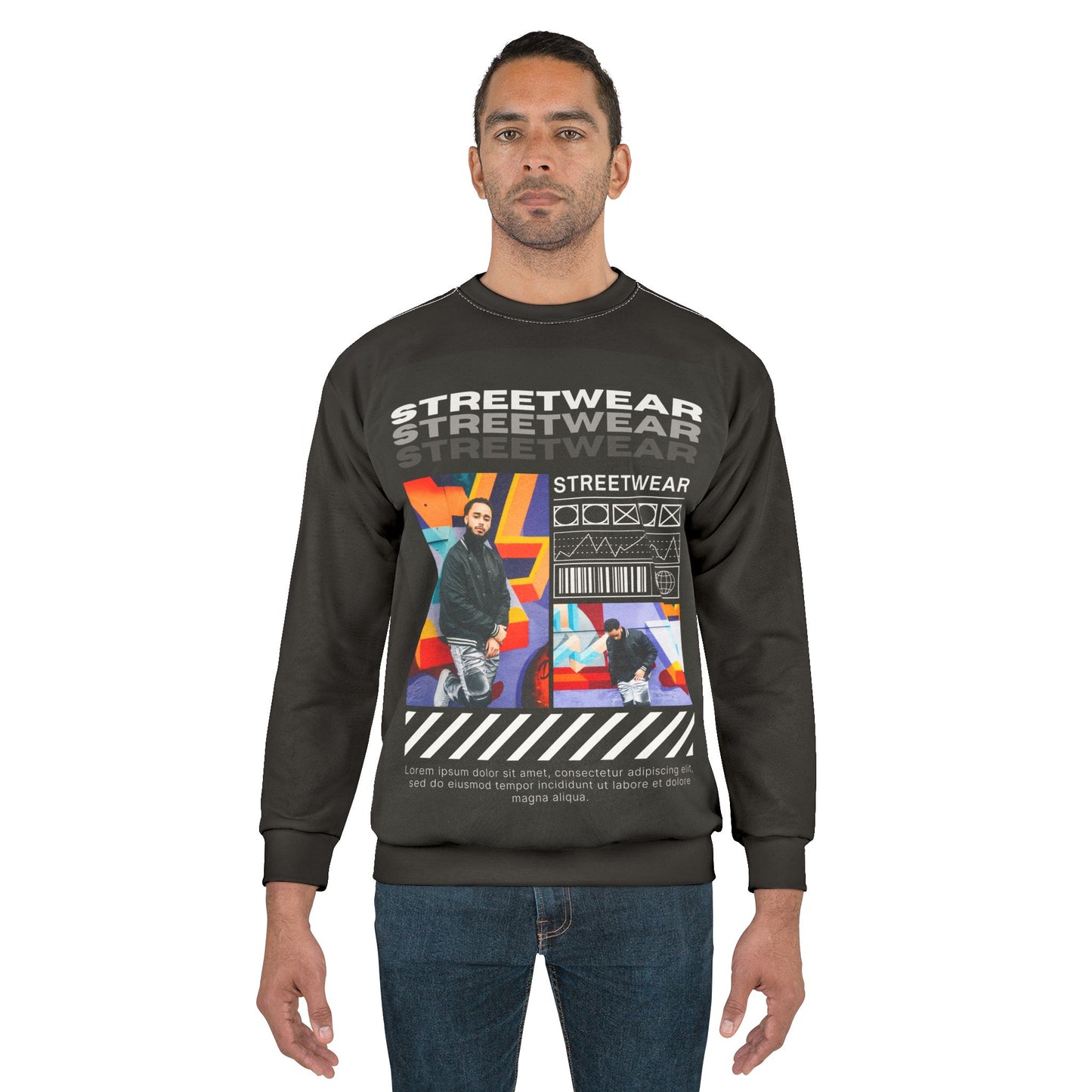 Streetwear Graphic Unisex Sweatshirt - Trendy Urban Style