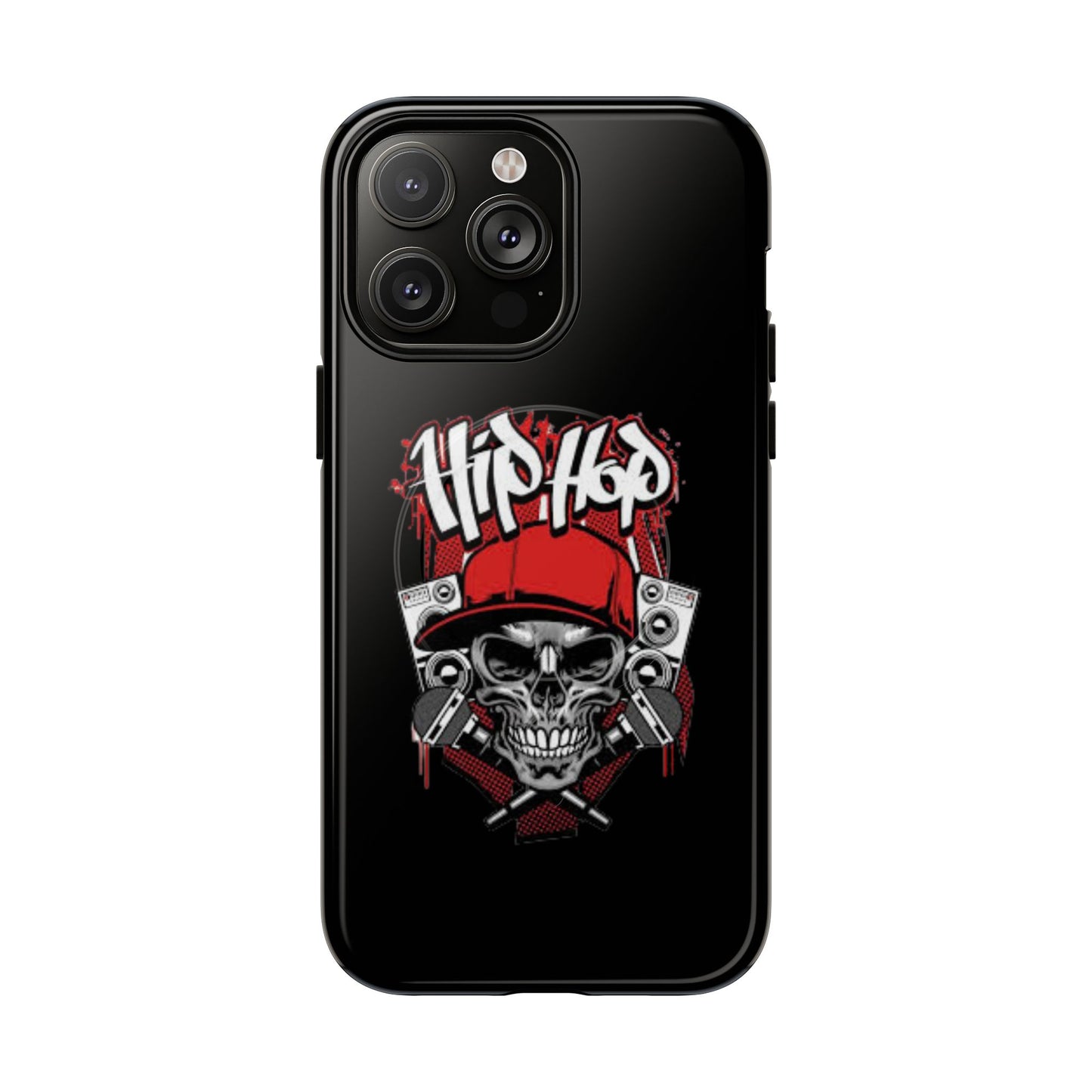 Hip Hop Skull Tough Magnetic Phone Case - Durable Protection with Stylish Design