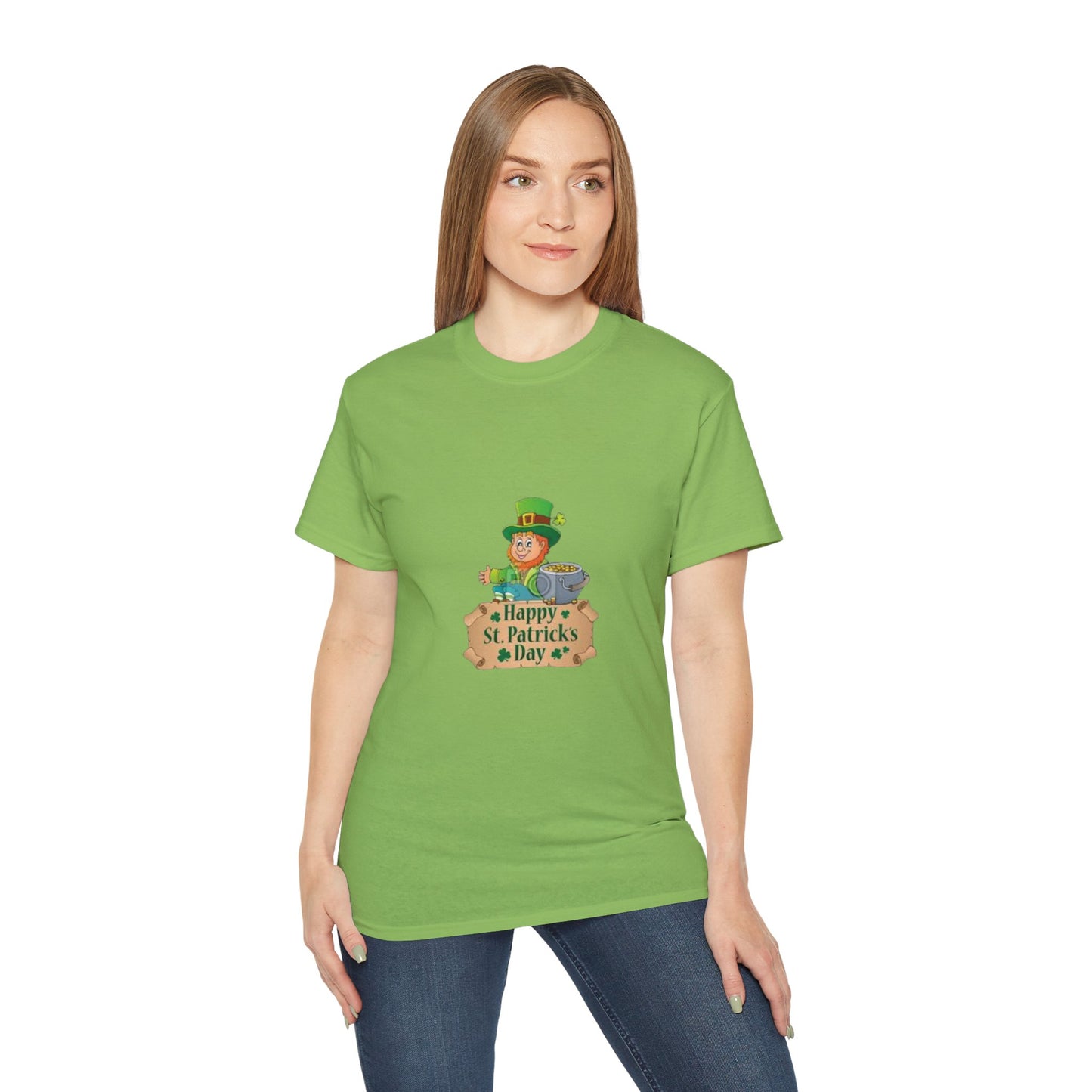 St. Patrick's Day Unisex Ultra Cotton Tee - Happy St. Patrick's Day Design