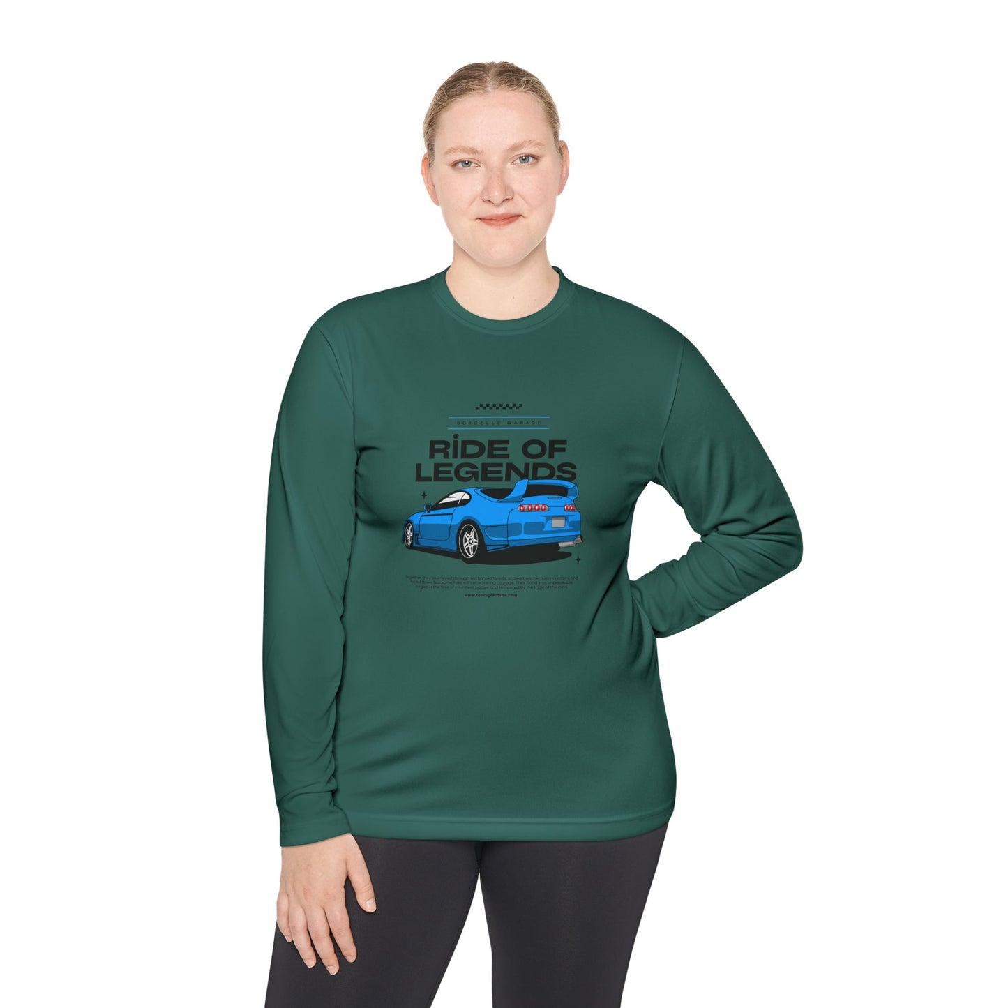 Ride of Legends Unisex Long Sleeve Tee - Dream Motif & Automotive Style