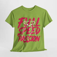 Full Speed Passion Unisex Heavy Cotton Tee - Motivational Graphic Tee for Enthusiasts